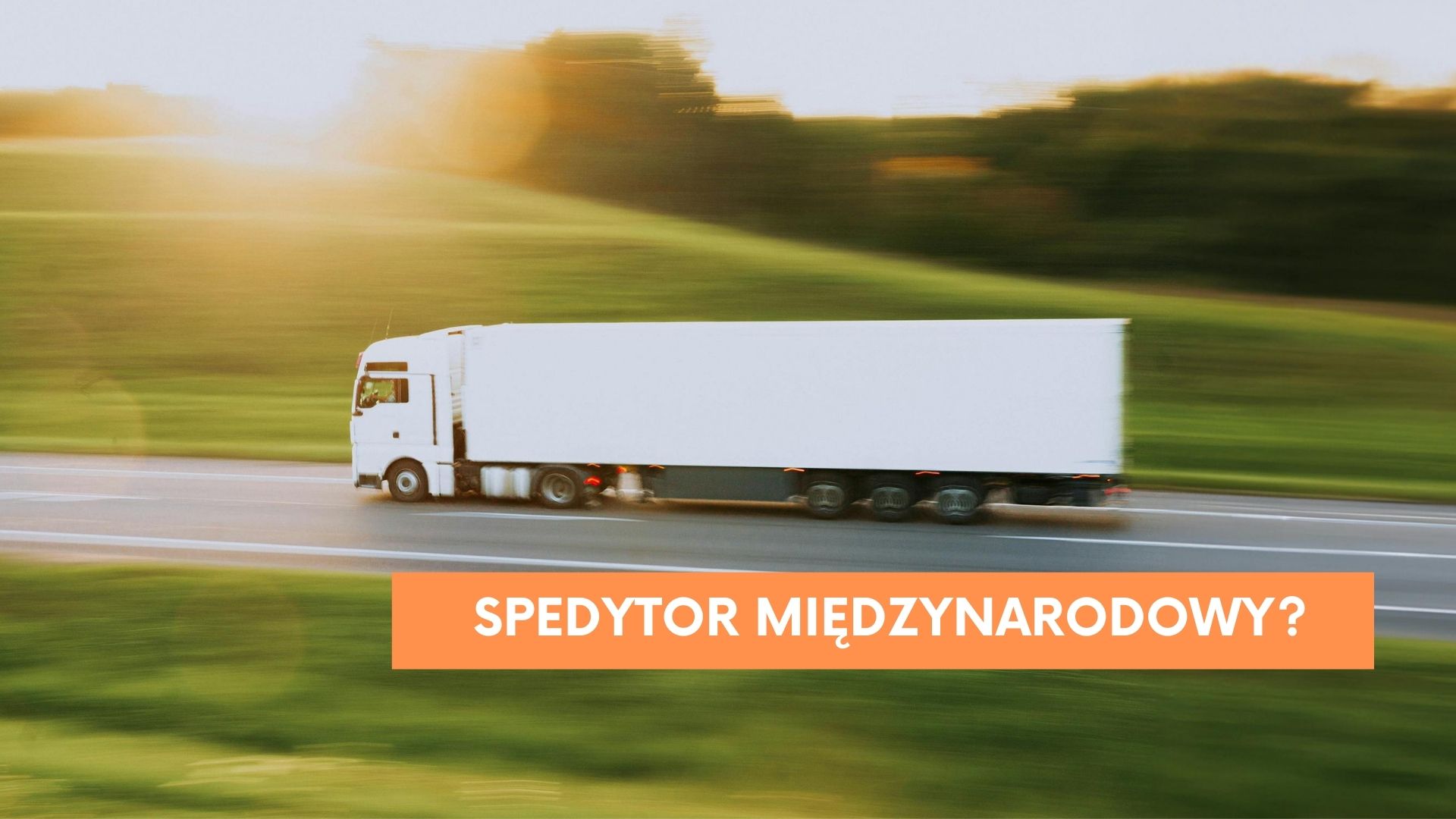 Spedytor międzynarodowy